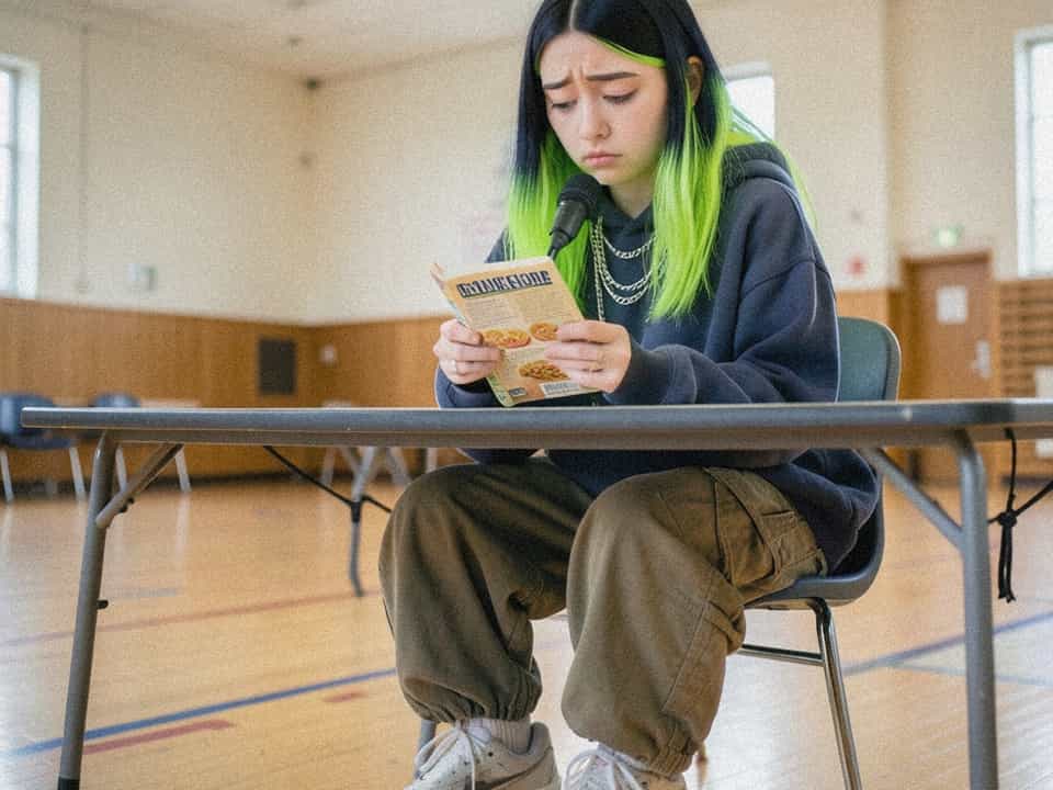 A generated photo of an anonymous stranger. It is not Billie Eilish.